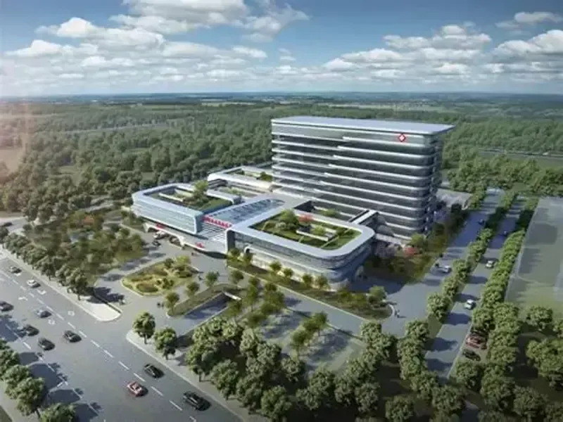 Struktur keluli bertingkat tinggi Hospital Umum