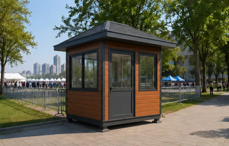 Prefabricated mobile guardhouse