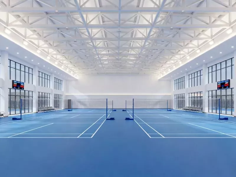 Pembinaan Keluli Dewan Badminton Dalaman