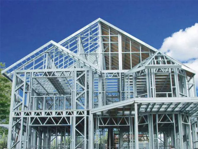 Bingkai keluli cahaya prefab logam bangunan keluli struktur persidangan Hal