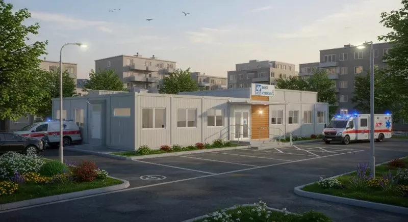 Unit Penjagaan Kesihatan Keluli Pasang Siap Modular