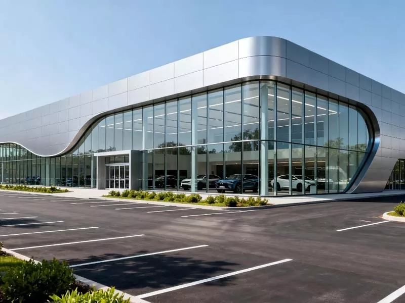 Dewan Kereta Struktur Logam Prefabricated