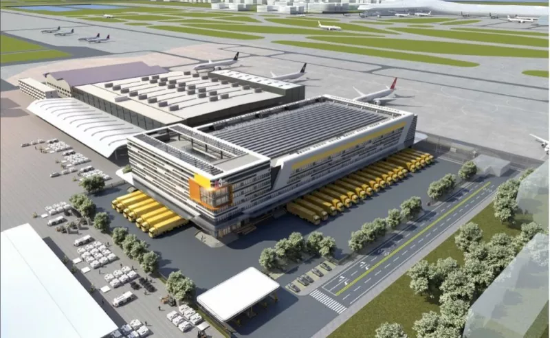 Terminal Kargo Lapangan Terbang Struktur Keluli