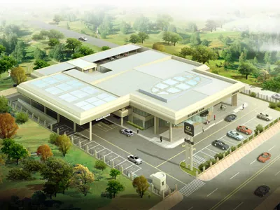 Bingkai Struktur Keluli Beams Hotel Office Warehouse Exhibition Hall